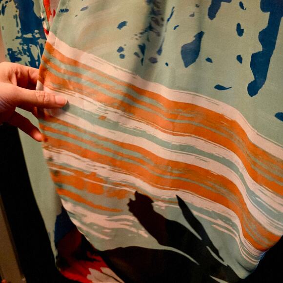 Kaktus semi sheer floral light cardigan - Picture 3 of 5